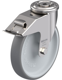 LEXR-TPA 200G-FI - Nerūdijantis plieno ratukas su stabdžiais