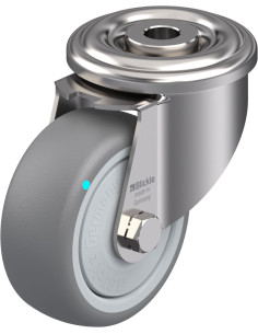 LEXR-TPA 80KFD pasukamas ratukas, 80 mm, guma