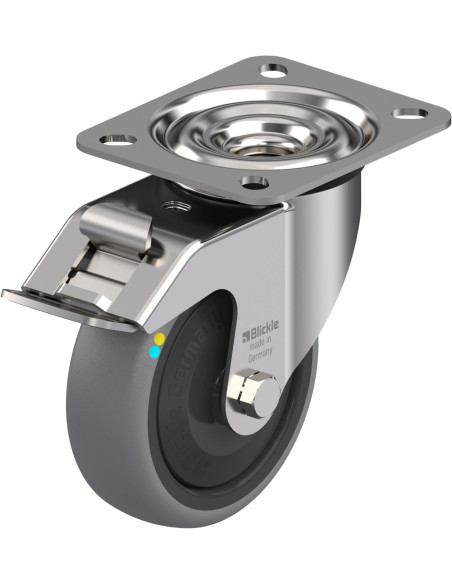 LEX-TPA 102KFD-FI-ELS antistatinis pasukamas ratukas su