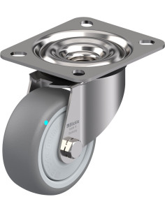 LEX-TPA 80KFD pasukamas ratukas, 80 mm, guma