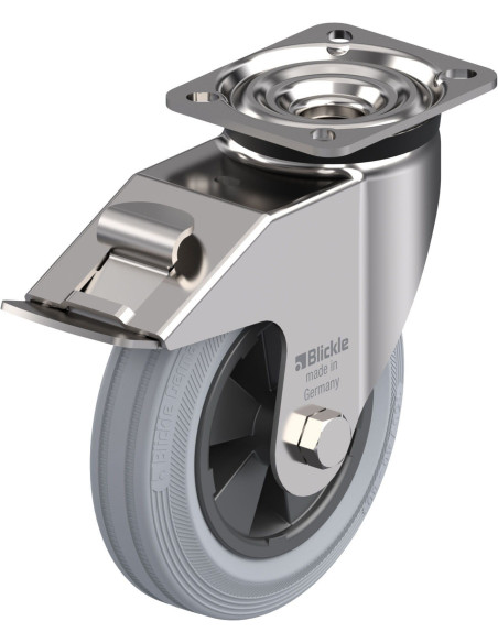 LEX-VPP 150G-1-FI-SG pasukamas ratukas su stabdžiais, 150 mm