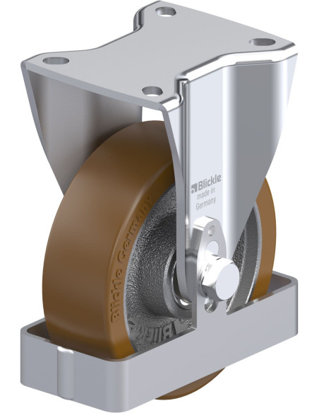 BH-GB 125K-1-FS poliuretano fiksuotas ratukas 125 mm