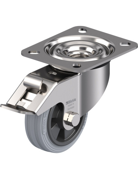 LEX-VPP 80XR-FI-SG pasukamas ratukas su stabdžiais, 80 mm