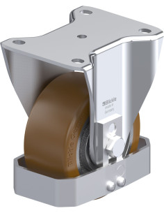 BH-GB 128K-FS poliuretano ratukas, fiksuotas, 125 mm