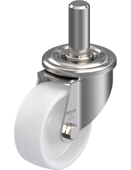 LEXZ-PO 80G - Nerūdijantis plieno pasukamas ratukas