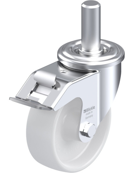 LEZ-PO 100G-FI sintetinis pasukamas ratukas su stabdžiais