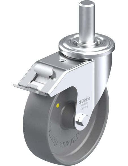 LEZ-PO 125G-FI-ELS antistatinis ratukas su stabdžiais