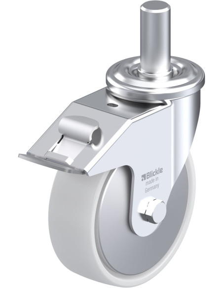 LEZ-PO 150G-27-FI-FA pasukamas ratukas su stabdžiais