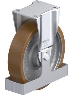 BH-GB 250K-FS poliuretano fiksuotas ratukas