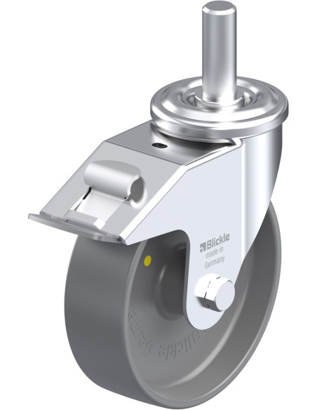 LEZ-PO 160G-22-FI-ELS antistatinis ratukas su stabdžiais