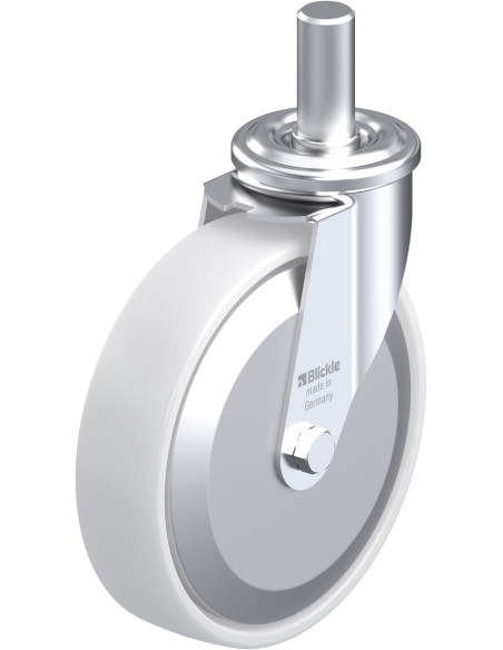 LEZ-PO 200G-27-FA sintetinis pasukamas ratukas 200 mm