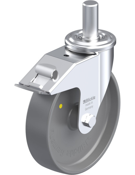 LEZ-PO 200G-27-FI-ELS antistatinis ratukas su stabdžiais