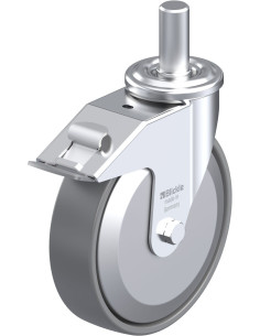 LEZ-PO 200G-27-FI-ELS-FA antistatinis ratukas su stabdžiais