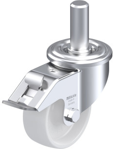 LEZ-PO 80G-FI pasukamas ratukas su stabdžiais 80 mm