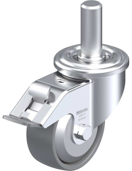 LEZ-PO 80G-FI-ELS-FA antistatinis ratukas su stabdžiais