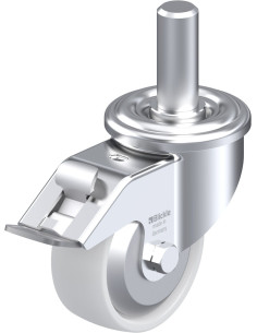 LEZ-PO 80G-FI-FA sintetinis ratukas su stabdžiais