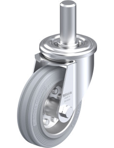 LEZ-VE 100R-SG pasukamas ratukas su guma 100 mm