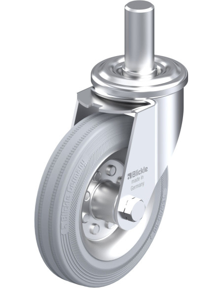 LEZ-VE 160R-27-SG pasukamas ratukas su guma, 160 mm