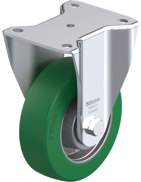 BH-GST 150K poliuretano fiksuotas ratukas