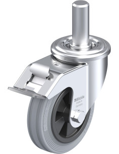 LEZ-VPP 100G-FI-SG pasukamas ratukas su stabdžiais, 100 mm