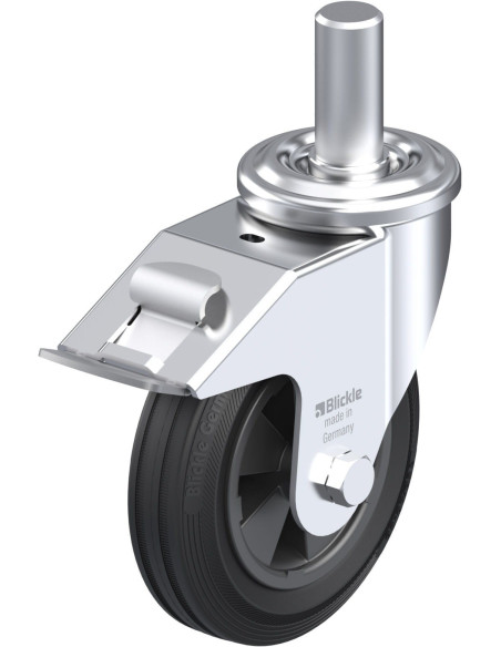 LEZ-VPP 150G-27-FI pasukamas ratukas su stabdžiais, 150 mm