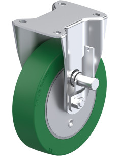 BH-GST 200K-TB fiksuotas poliuretano ratukas 200 mm