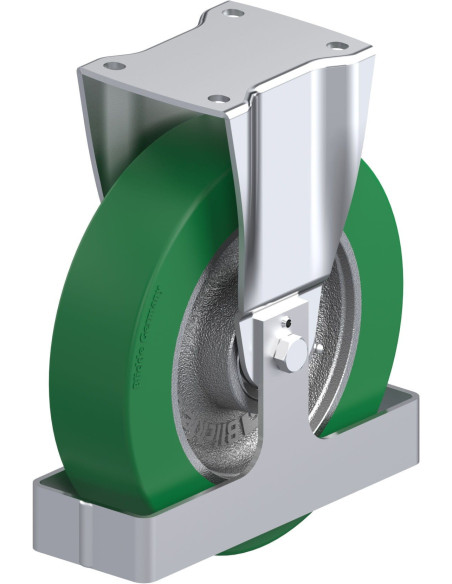 BH-GST 250K-FS poliuretano fiksuotas ratukas