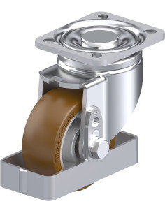 LH-ALB 101K-1-FS poliuretano pasukamas ratukas 100 mm