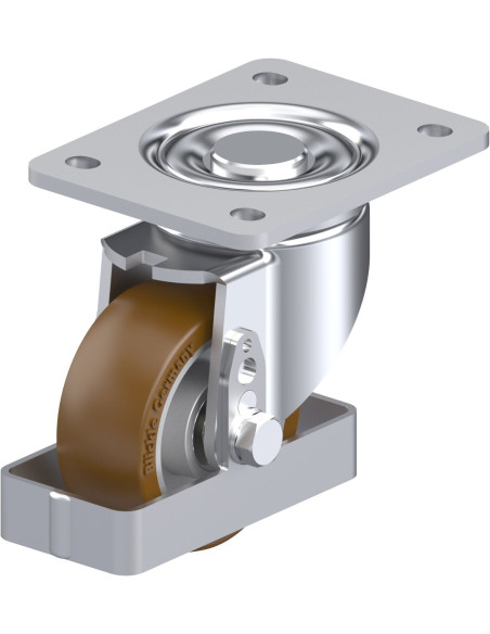 LH-ALB 101K-3-FS poliuretano pasukamas ratukas 100 mm