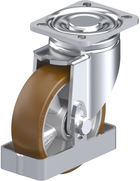 LH-ALB 125K-1-FS poliuretano pasukamas ratukas 125 mm