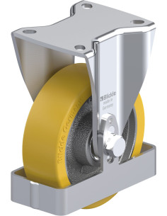 BH-GTH 125K-1-FS poliuretano fiksuotas ratukas 125 mm