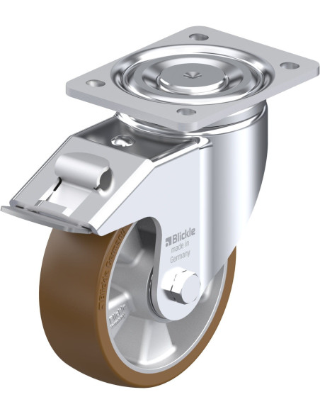 LH-ALB 150K-FI poliuretano ratukas su stabdžiais