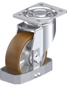 LH-ALB 150K-FS poliuretano pasukamas ratukas 150 mm