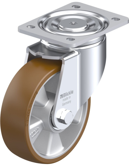 LH-ALB 160K poliuretano pasukamas ratukas 160 mm