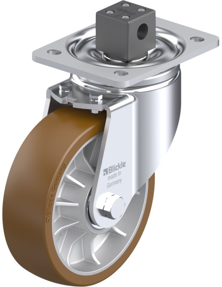 Poliuretano ratukas LH-ALB 162K-CS13 su stabdžiais