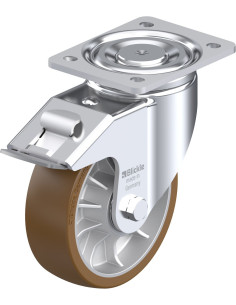 Poliuretano ratukas LH-ALB 162K-FI su stabdžiais