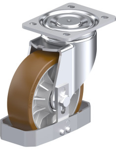 LH-ALB 162K-FS poliuretano pasukamas ratukas 160 mm