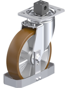 LH-ALB 200K-CS13-FS poliuretano ratukas su stabdžiais