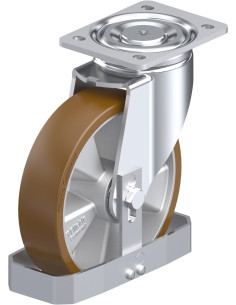 Poliuretano pasukamas ratukas LH-ALB 200K-FS, 200 mm