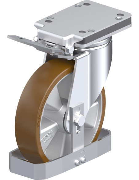 LH-ALB 200K-IS-FS poliuretano pasukamas ratukas su