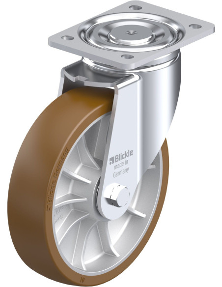 LH-ALB 202K poliuretano pasukamas ratukas 200 mm