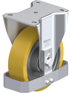 BH-GTH 160K-FS poliuretano fiksuotas ratukas 160 mm