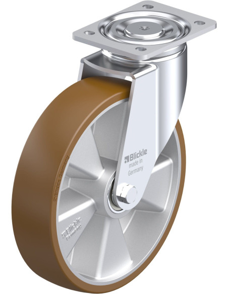 LH-ALB 250K poliuretano pasukamas ratukas 250 mm