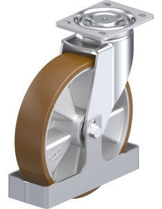 LH-ALB 250K-FS poliuretano pasukamas ratukas 250 mm