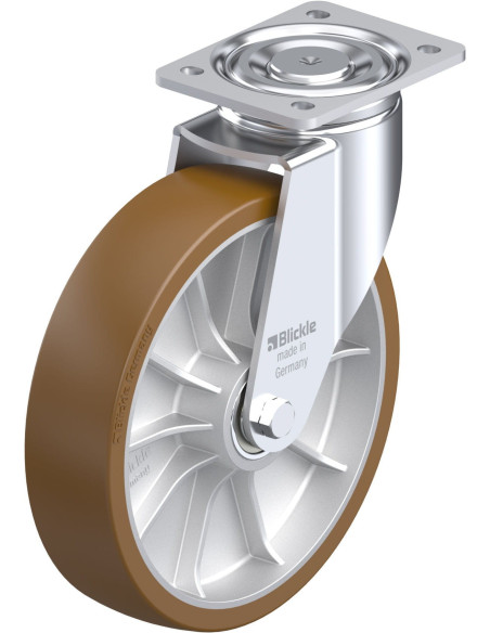 LH-ALB 252K poliuretano pasukamas ratukas 250 mm