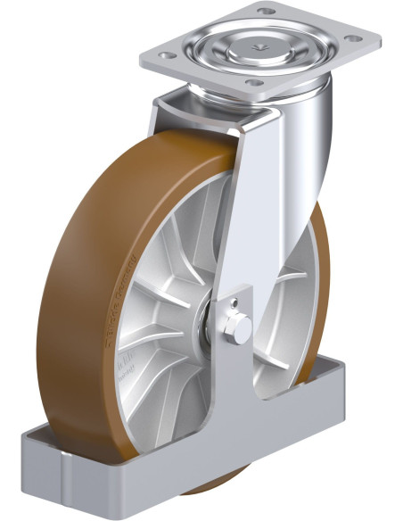 LH-ALB 252K-FS poliuretano pasukamas ratukas 250 mm