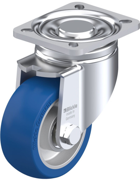 LH-ALBS 100K-1 poliuretano pasukamas ratukas 100 mm