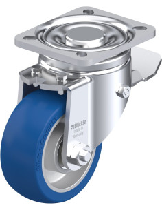 LH-ALBS 100K-1-ST poliuretano ratukas su stabdžiais