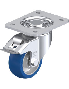 LH-ALBS 100K-3-FI poliuretano ratukas su stabdžiais