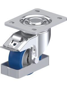 LH-ALBS 100K-3-FI-FS poliuretano pasukamas ratukas su